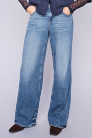 Dara Vint Jeans  Regular | Mid Blue | Jeans fra Mos Mosh