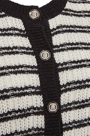 Jazz Cardigan 206484 | Moonbeam Melange W. Black | Cardigan fra Freequent