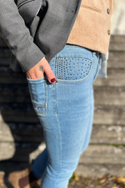 Nelly Trok Jeans | Blue | Jeans fra Mos Mosh