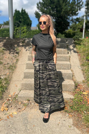 Alma Loose Skirt | Dusty Camo | Nederdel fra Liberté