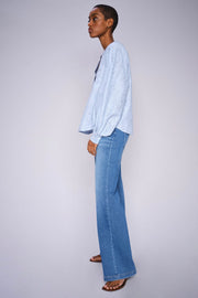 Dara Shane Jeans  Regular | Mid Blue | Jeans fra Mos Mosh