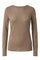Cassie Cashmere Blend Top | Brown | T-Shirt fra Atelier C