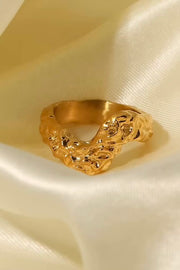 Hammered Wave Ring | Ring fra Birdsong