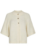 Benuta Fluffy Knit Cardigan | Off White | Strik fra Neo Noir