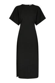 Miloine Drape Dress | Black | Kjole fra Neo Noir