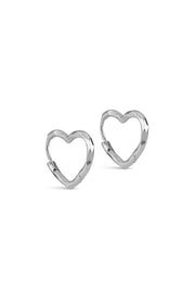 Organic Heart Small | 925S/M | Øreringe fra Enamel