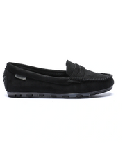 Comfy Moccasin | Black | Loafers fra Lazy Bear