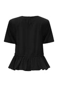 Fie Frill Blouse | Black
