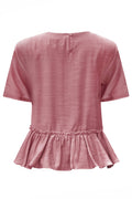 Fie Frill Blouse | Rosa | Bluse fra Liberté – nedsat