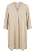 Maja Tunic | Beige | Kjole fra Atelier C – nedsat