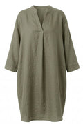 Maja Tunic | Kaki | Kjole fra Atelier C – nedsat