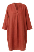Maja Tunic | Red | Kjole fra Atelier C – nedsat