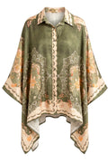 Silky Baroque shirt | Kaki | Skjorte fra Atelier C