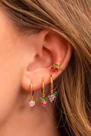 Fruit Earrings | Strawberry | Øreringe med sten fra Birdsong