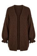 Ruffle Knit | Dark Maroon