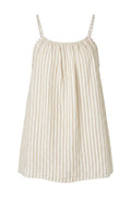 Sovana Stripe Strap top | Beige – nedsat