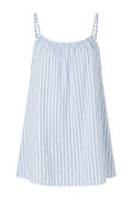 Sovana Stripe Strap top | Light Blue – nedsat