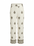 Embroidery Pants  | Beige | Bukser fra Atelier C – nedsat