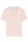 Ghana V-neck S/S t-shirt | Pastel Pink | T-Shirt fra Gustav