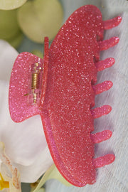 Glitter glam Claw | Pink | Hårspænde fra By Timm