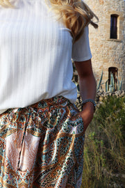 Helen Heart Tshirt | Offwhite | T-shirt fra Liberté