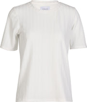 Helen Heart Tshirt | Offwhite | T-shirt fra Liberté