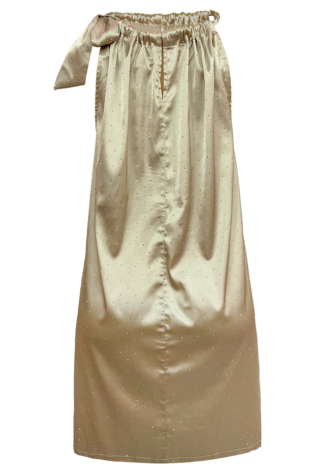 Hailey Halterneck Dress | Champagne Diamond | Kjole fra Liberté