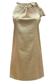 Hailey Halterneck Dress | Champagne Diamond | Kjole fra Liberté