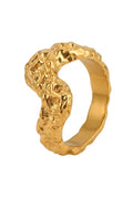 Hammered Wave Ring | Ring fra Birdsong