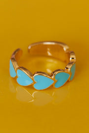 Heart Ring | Turquoise | Ring fra Birdsong
