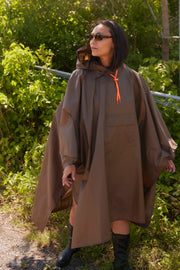 Regnponcho | Brun | Regnslag fra French Laundry