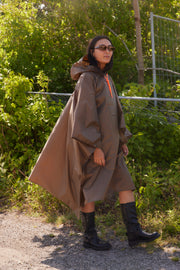 Regnponcho | Brun | Regnslag fra French Laundry
