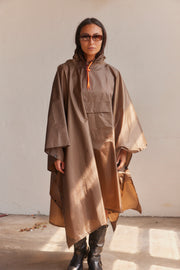 Regnponcho | Brun | Regnslag fra French Laundry