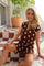 Alma Long Shorts | Brown Creme Dot | Shorts fra Liberté