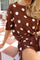Alma Shorts | Brown Creme Dot | Shorts fra Liberté
