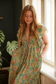 Victoira Dress  | Green | Kjole fra French Laundry