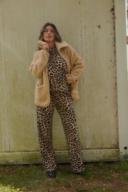 Bamie Teddy Zip | Sand | Jakke fra French Laundry