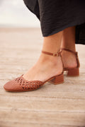 Sun Woven Slingbacks | Camel | Sandaler fra Lazy Bear – nedsat