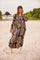 Wisteria Print Dress | Black | Kjole fra French Laundry
