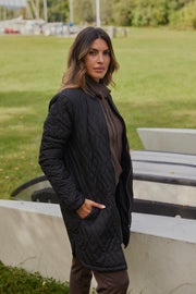 Lola quilt jacket | Sort | Jakke fra French Laundry