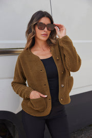 Ada Teddy Jacket | Army | Jakke fra French Laundry