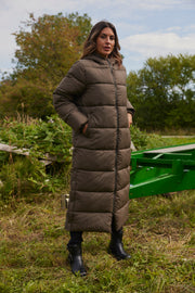 Asta Coat | Mørkegrøn | Frakke fra French Laundry