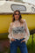 Floral Emb Lace Blouse | Blonde bluse fra Avery