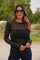 Nola Mesh | Black Dot | Mesh bluse fra Statebird