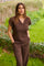 Chloe Tee Top | Brun | Skjorte fra French Laundry