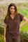 Chloe Tee Top | Brun | Skjorte fra French Laundry