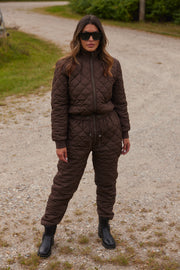 Lolly quilt jumpsuit | Brun | Termodragt fra French Laundry