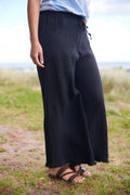 Laurel Linen Pants | Black – nedsat