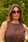 Mitte Sunglasses | Dark Brown | Solbriller fra By Timm
