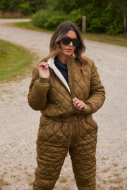 Isola Teddy Jumpsuit | Mørkegrøn | Termodragt fra French Laundry